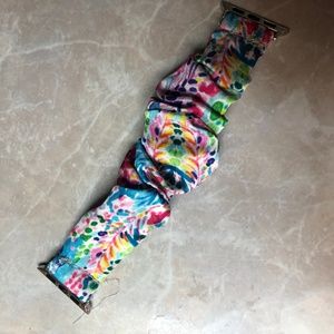 Tropical Scrunchie Apple Watchband